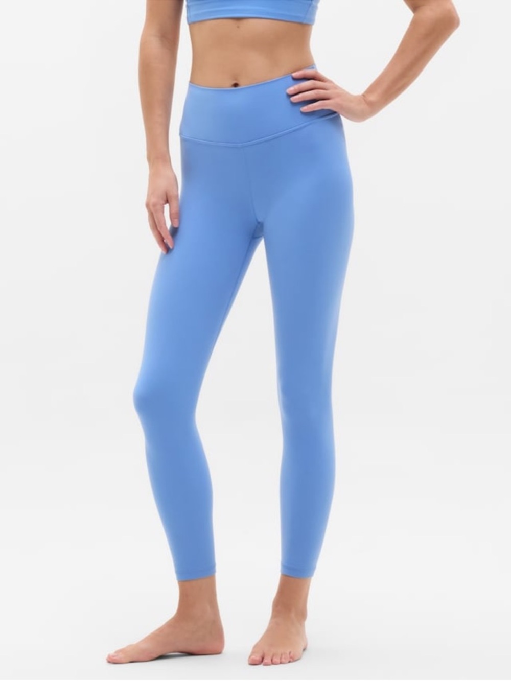Athleta Transcend High Rise 7/8 Leggings in Heron Size M